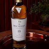 The Macallan 18 Years Old Sherry Oak, Single Malt Speyside Scotch Whisky, Ginger & Dark Chocolate, Aged in European Oak Sherry Season Casks, 43% ABV, 70cl, 2023 Release