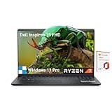 Dell Inspiron 15 3000 Laptop Computer, FHD 15.6 Laptop PC for College Students & Business, AMD Ryzen 7(8-Cores), 32GB RAM, 1TB SSD, Windows 11 Pro, Lifetime Microsoft Office, 10-Key Number Pad, HDMI