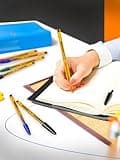 BIC Cristal Original, Ballpoint Pens, Every-Day Biro Pens with Fine Point (0.8 mm), Ideal for School and Office, Black, Pack of 50