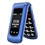 Senior Mobile Phone Simple for Elderly, Basic Cell Phone with Large Buttons, Flip Phone, Unlocked Senior Mobile Phone with 2.4" Color Display | SOS Button | FM Radio | Torch |1000mAh Battery (Blue)