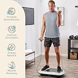 LifePro Waver Vibration Plate Exercise Machine for Full Body Workout, 99 Speed Levels, Resistance Bands, Remote, Home Fitness and Weight Loss Platform