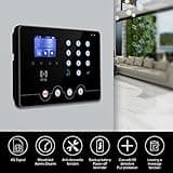 Wolf Guard WiFi 4G Wireless Home Burglar Security Alarm System Kits W4Q-Black-W06, Tuya Smartlife APP, Amazon Alexa, with RFID cards, Solar Siren, Window Door sensors, Motion Detector