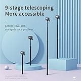 TELESIN 3M Extended Selfie Stick for Insta360 X5 X4 X3, 6 Lengths Settings for Selfies, Long Carbon Fiber Invisible Selfie Stick, Extendable Pole Monopod for Go Pro Hero 13 12 11 DJI OSMO Action 5 Pro