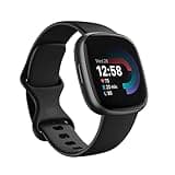 Google Fitbit Versa 4 Fitness Smartwatch with built-in GPS and up to 6 days battery life - compatible with iOS 15 or higher & Android OS 9.0 or higher, Black/Graphite