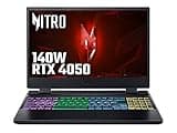 Acer Nitro 5 AN515-58 Gaming Laptop - Intel Core i7-12650H, 16GB, 1TB SSD, NVIDIA GeForce RTX 4060 8G, 15.6" FHD IPS 144Hz, Windows 11 , Black