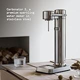Aarke Carbonator 3, Sparkling Water Maker with Water Bottle, Steel Finish