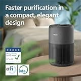 PHILIPS Air Purifier 900 Series, HEPA NanoProtect + Activated Carbon Filter, CADR 250 m³/h for 65 m² Allergy Sufferers, Quiet, Intelligent and Energy Efficient (AC0951/13)