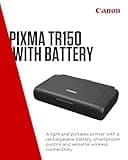 Canon PIXMA TR150 Wireless Portable Colour Inkjet Printer w/Battery - A4 Print | Wi-Fi, 2.4 and 5 GHz Support, Smartphone Printing | USB Charge | Compatible w/iOS, Android, Windows
