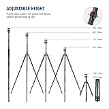 NEEWER Upgraded 80.7" Carbon Fiber Camera Tripod Monopod with Telescopic 2 Section Center Axes, 360° Panorama Ballhead, 1/4" Arca Type QR Plate, Travel Tripod with ø28mm Column, Max Load 26.5lb, N55CR