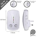 Pestbye® Advanced Whole House Rat and Mouse Repellent - Ultrasonic Electromagnetic Repeller - Get Rid of Mice & Rodents Humanely - Set of 3