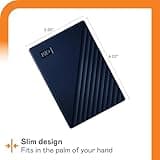 WD 2TB My Passport for Mac portable external storage, USB 3.0, Mac Compatible external hard drive, software for device management, backup and password protection, Time Machine Ready, Midnight Blue