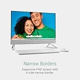 Dell Inspiron 27 All-In-One Desktop 7730 PC 27" FHD Display, Intel Core i5-1334U, 16GB RAM, Iris Xe Graphics, 512GB SSD, Windows 11 Home, Pro Wireless Keyboard and Mouse, White