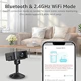 Spy Camera, Hidden Camera 4K Ultra HD with 4H Battery Life, SD Card & Cloud Storage, Motion Detection Alarm, Real-Time App Alerts, 2.4G WiFi & Night Vision for Home/Office Security