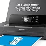 HP OfficeJet 200 Mobile Printer , Black , 18.6 x 36.4 x 6.9 cm , CZ993A#BHC