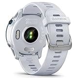 Garmin Forerunner 255 Music GPS 46mm Running Smartwatch, Lightweight, Music Storage, Advanced Training & Insights, Safety & Tracking Features, up to 14 days Battery Life, Whitestone
