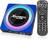 Android TV Box 13.0 Smart TV Box 4GB RAM 64GB ROM 8K Ultra HD Android TV Streaming Media Player 2.4G/5.0G WiFi Bluetooth Quad Core USB3.0 Android TV Box