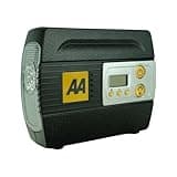 AA 12V Digital Tyre Inflator AA5502 – For Cars Other Vehicles Inflatables Bicycles - Shows PSI BAR KPA 3-100 PSI – Includes Adaptors, Black