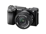 Sony Alpha 6400 APS-C Mirrorless Camera with 16-50mm Lens (24.2MP, Real-Time Eye Autofocus, 4K Video, 0.02s Fast AF, Tiltable Screen, Ideal for Vlogging, Travel and Content Creation)