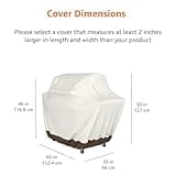Amazon Basics Grill Cover, Medium