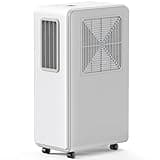 8000 BTU Air Conditioner, 4 in 1 Portable Air Conditioner, Dehumidifier, Fan, Air Purification for 150-300 sq.ft, Ultra Quiet, 24H Timer Cooling for Home [Energy Class A]