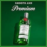 Tanqueray London Dry Gin | 41.3% vol | 1L | Award-Winning Premium Gin| Made with 4 Botanicals | Enjoy in a Glass with Ice & Tonic | Distilled 4 Times