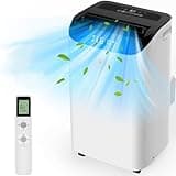 Humhold 12000 BTU Portable Air Conditioner with Remote Control, 3 in 1 AC Cooling Unit with Fan and Dehumidifier, Refreshes Room Up to 500 Square Feet, Mode