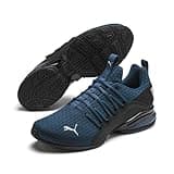 PUMA Men’s Axelion Block Road Running Shoes Blue Size UK 10.5