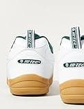 Hi-Tec Men's Squash Trainer, White/Dark Green, 9.5 UK