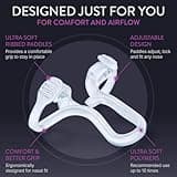 Rhinomed Mute Nasal Dilator for Snore Reduction - Anti-Snoring Aid Solution - Breathing Aids for Better Sleep - Comfortable Nose Vents to Improve Airflow (Starter, 3-Pk)