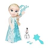 Disney Die Eiskönigin - Frozen - Singing Elsa doll 35 cm, sings Let It Go, includes accessories for extra fun, perfect girls from 3 years, 225306, turquoise