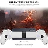 Joso Phone Controller for iPhone/iPad/Android/PC, D9 Game Controller for Switch/PS with Programmable Back Buttons/Hall Joysticks/Hall Trigger, iOS Android Controller Support Cloud Gaming/Remote Play