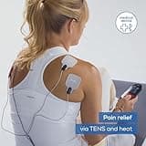 Beurer EM59 Digital TENS/EMS Device with Heat, 4-in-1 stimulation device for pain therapy, muscle stimulation, massage and heat therapy, 4 electrodes, 70 programmes, 50 intensity levels