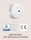 X-Sense Wi-Fi Smoke Alarm for Home with Replaceable Battery, Smart Smoke Alarm Compatible with X-Sense Home Security App, Compliant with EN 14604 Standard, XS01-WX, 1-Pack