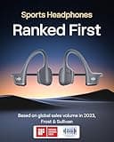 SHOKZ OpenRun Pro 2 Bone Conduction Sports Headphones, Open-Ear Wireless Earphones with Bluetooth 5.3, Noise Cancelling Mics, IP55 Waterproof, 12h Playtime for Running, USB-C Quick Charge, Black