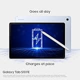 Samsung Galaxy S10 FE Android Tablet, Wifi, 128GB Storage, 8GB Memory, 10.9" Display, S Pen included, Long lasting Battery, Grey, 3 Year Manufacturer Extended Warranty (UK Version)