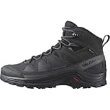 SALOMON Men's Quest Rove Gore-tex Hiking Shoe, Black Phantom Magnet, 10 UK