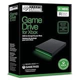 Seagate Game Drive for Xbox 2TB, External Hard Drive Portable, USB 3.2 Gen 1, Black with built-in green LED bar, Xbox Certified, Data Rescue Services (STKX2000403)