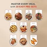 Breville Halo Flexi Air Fryer | Digital Dual Air Fryer Oven | 11L: Serves 10+ People | Fry, Bake, Grill, Roast & Reheat | 2400 W | Save £65 a Year on Energy Bills* | Black [VDF130]