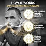 Turbine Nasal Dilator for Athletes - Pack of 3 Starter Turbine Dilators Designed for Athletic Training - Increase Airflow To Lungs by 38% During Exercise, Sports Training, Cycling & Running