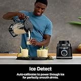 Ninja Detect Power Blender Pro Blender with BlendSense Technology for Smoothies, Food, Compact, Personal Portion, 1,800 Watts of Power, 2.1L Jug, (2) 0.71L Cups, Black, TB301