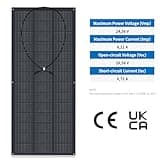 FIREFLY ENERGY 400W Flexible Solar Panel (2 Pack 200Watts) Monocrystalline Solarpanel Photovoltaic Panel Solar Modules for RV Campers,Off-Grid, Caravans, Boats, Roofs