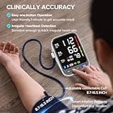 Medical Blood Pressure Monitors, Upper Arm Large Cuff Blood Pressure Machine for Home Use, Super Large 6.4” LED Display | CE Certified | MHRA Registered | 2 * 120 Sets Memory | Heart Rate Monitor