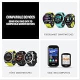 Garmin HRM-600, Premium Heart Rate Monitor, HRV data,Running Dynamics, Steps, Calories, Speed, Distance, Rechargeable battery,Record & sync data without a watch, machine washable strap, Size M-XL