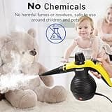 AKPIAN Handheld Steam Cleaner, Cleaning Steamer, Portable Multi-Purpose Steam Cleaner with Safety Lock and 10 Piece Accessory Kit for Removing Dirt, Grease