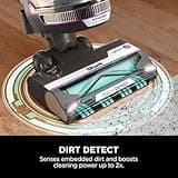 Shark PowerDetect Corded Upright Vacuum Cleaner, DuoClean Detect, Reverse Clean, Anti Hair Wrap Plus, Anti-Allergen, 8m Cord, 1.3L, Dusting Brush, Pet, Crevice, Multi Surface Tools & Bag, AZ3900UKTBK
