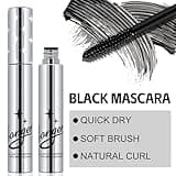 Apooliy Black Mascara and Liquid Eyeliner Duo,Waterproof, Smudge-Proof, All-Day Wear Eye Makeup Set for Bold, Dramatic Eyes（2Pcs）