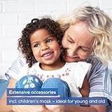 Beurer IH60UK Portable Nebuliser - Relief from colds, asthma, and respiratory problems - Quiet inhaler using compressed-air technology - Suitable for adults and children - With practical storage bag