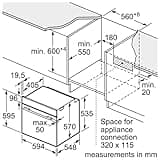 Bosch Series 4 HQA534BS3B Built In Electric Oven, Stainless Steel