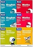 Bond 11+ Assessment Papers, English, Maths, Verbal & Non Verbal Reasoning 6 Books Collection Set Ages 11-12 years
