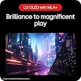 LG UltraGear Curved OLED Gaming Monitor 45GS95QE, 45 inch, 1440p, 240Hz, 0.03ms Response Time, HDR 10, NVIDIA G-Sync compatible & AMD FreeSynce, Smart Energy Saving, DisplayPort, HDMI